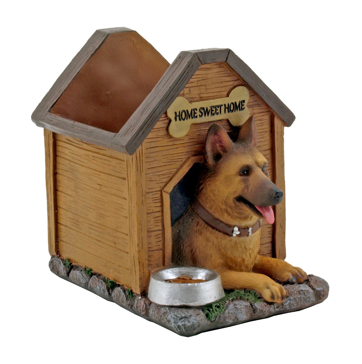 Sarge is in Charge Man's Best Friend German Shepard Desktop Dog Pen and Pencil Chewer Holder