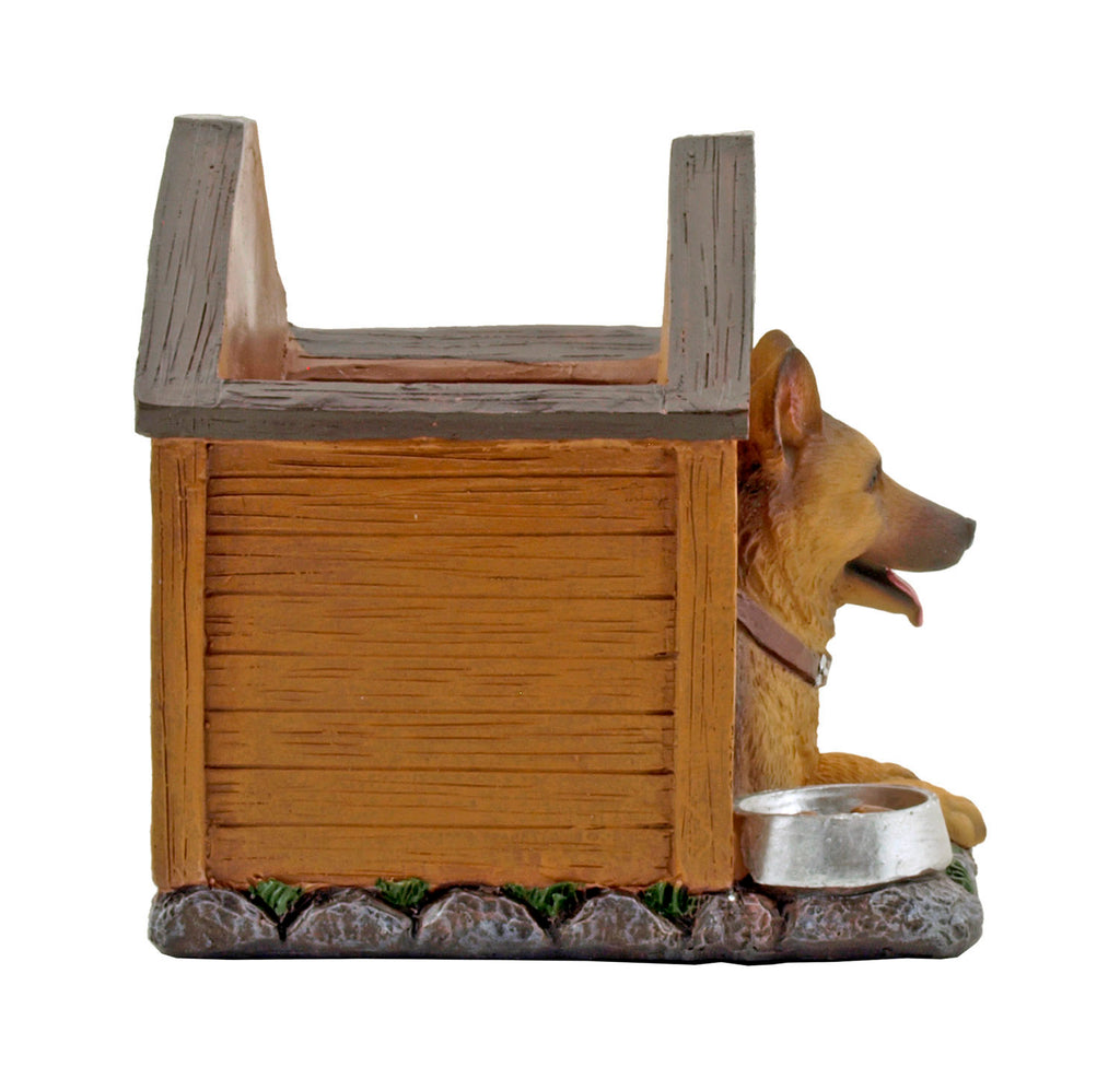 Sarge is in Charge Man's Best Friend German Shepard Desktop Dog Pen and Pencil Chewer Holder