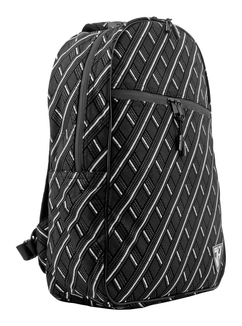 Jungle Hive Backpack - Black and White Diamond Pattern