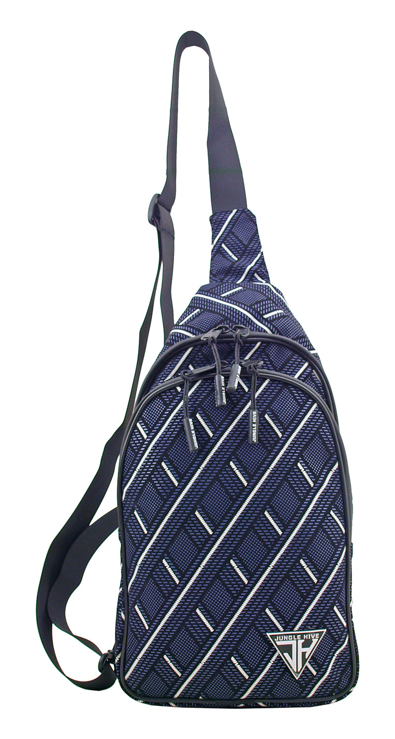 Jungle Hive Lifestyle Sling Style Tactical Day Pack - Blue Diamond
