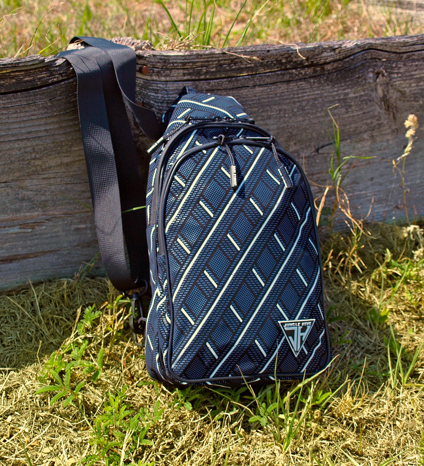 Jungle Hive Lifestyle Sling Style Tactical Day Pack - Blue Diamond
