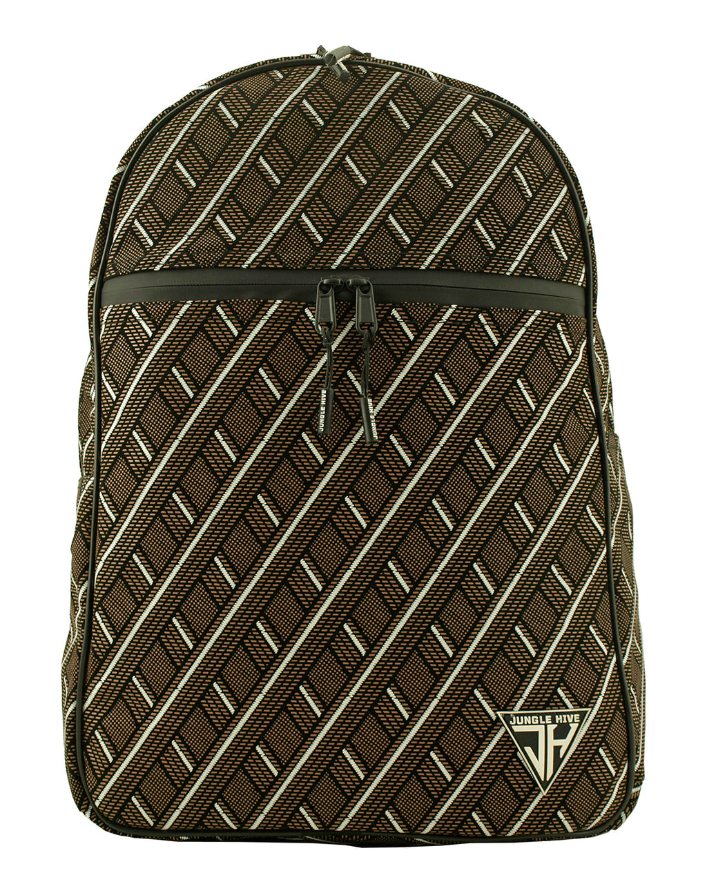 Jungle Hive Backpack - Brown Diamond Pattern