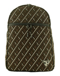 Jungle Hive Backpack - Brown Diamond Pattern